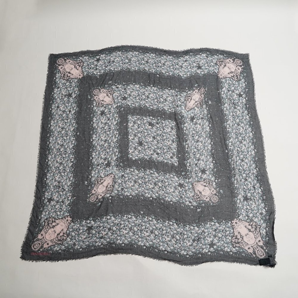 Zadig & Voltaire Kerry Flower Dog Square Scarf